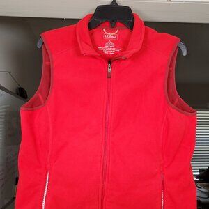 MENS RED L.L. BEAN VEST LARGE